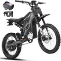 Electric Dirt Bike for Adults, 6500W Motor, Up to 50 MPH, 70-Mile Range, Hydraulic Brakes, Heavy-Duty Off-Road E-Bike