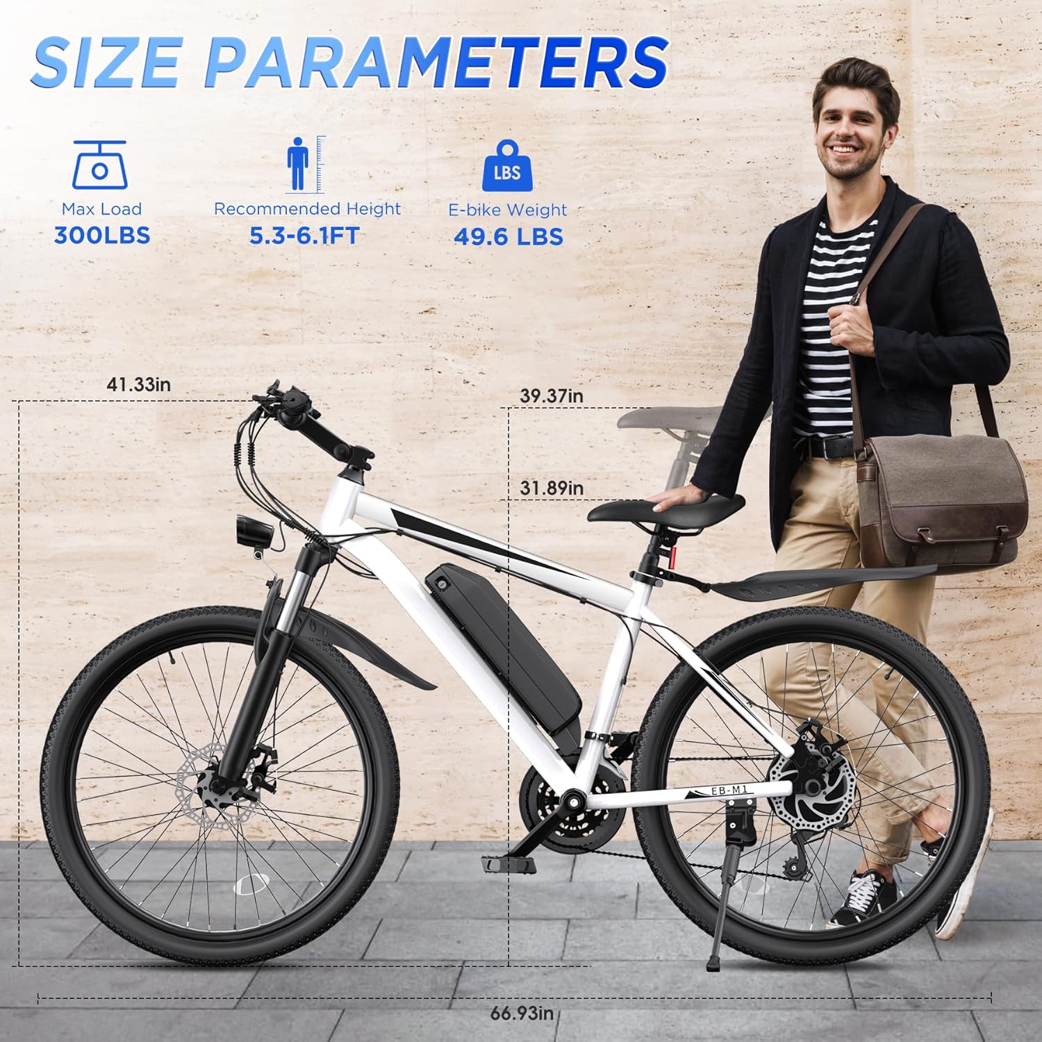 Electric Mountain Bike for Adults, 26-Inch E-Bike with Removable Power System, Multi-Speed Drivetrain, Front Suspension, LCD Display, UL Certified