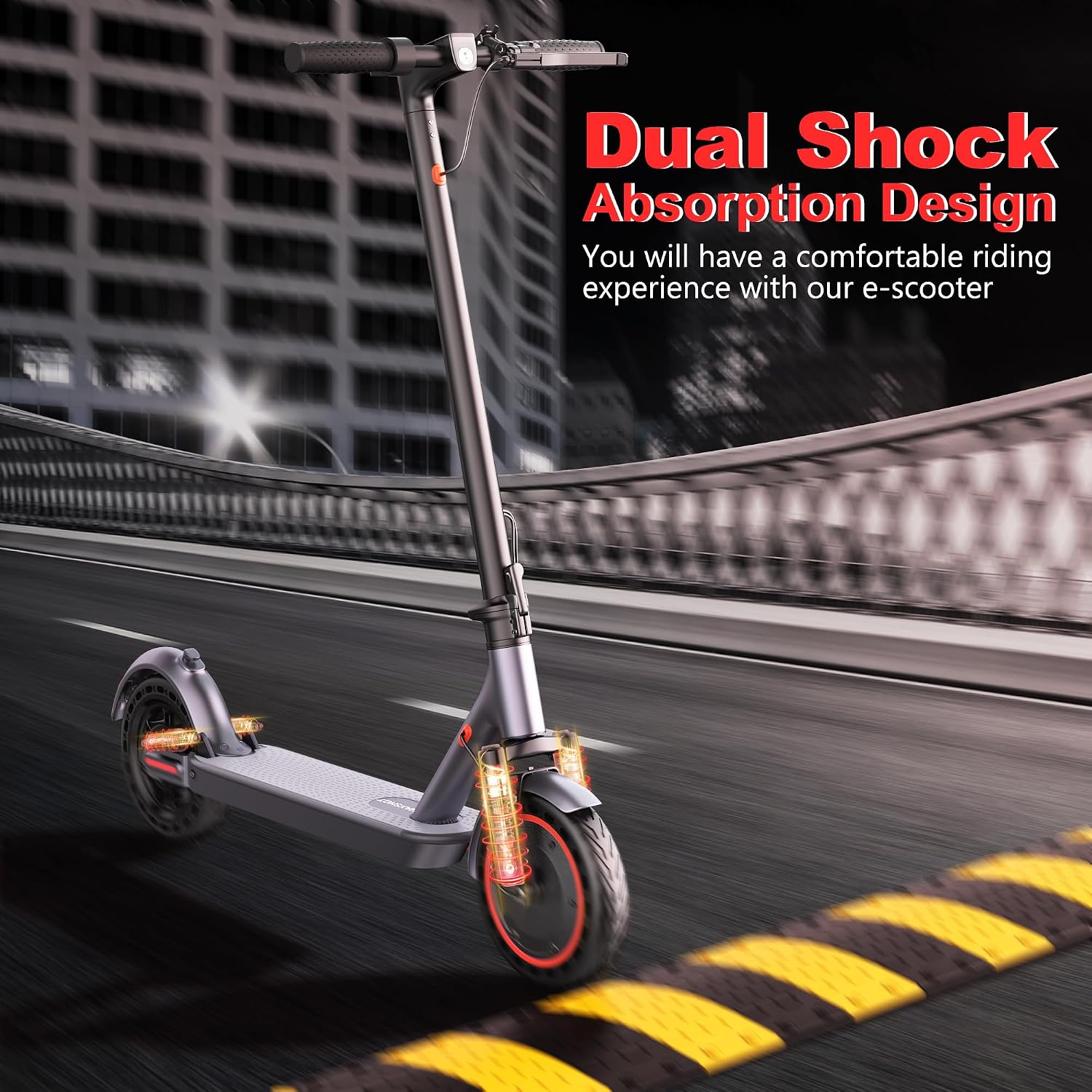 Electric Scooter, 8.5" /10" /14" Tire, 16/19/22 Mph Top Speed, 12/16/21/27/28/49/50 Miles Long Range, Folding Escooter