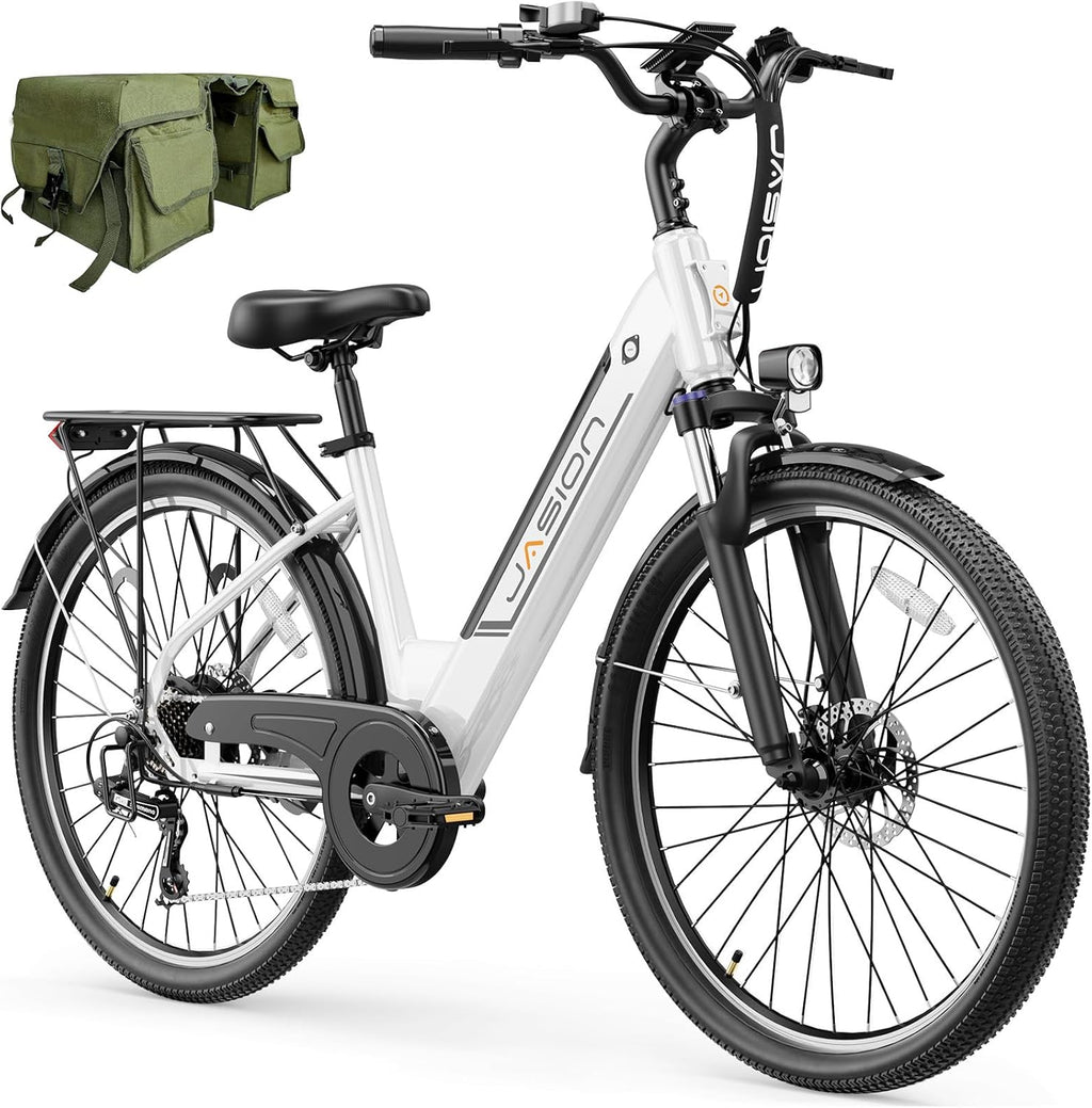 26" Electric Commuter Bike for Adults – 1200W Motor, 28 MPH Top Speed, 40–62 Mile Range