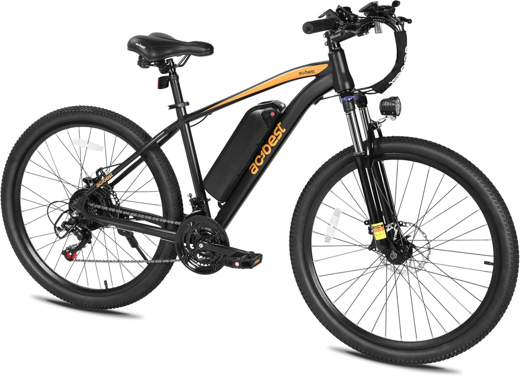 1200W Peak Electric Mountain Bike for Adults – 21-Speed E-Bike, 20+ MPH Top Speed, Up to 55 Miles Range