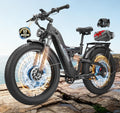 Dual Motor Fat Tire Electric Bike for Adults – Full Suspension All-Terrain E-Bike with Long-Range Performance