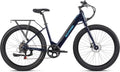 27-Inch Electric Hybrid Bike for Adults with Hub Motor – Blue