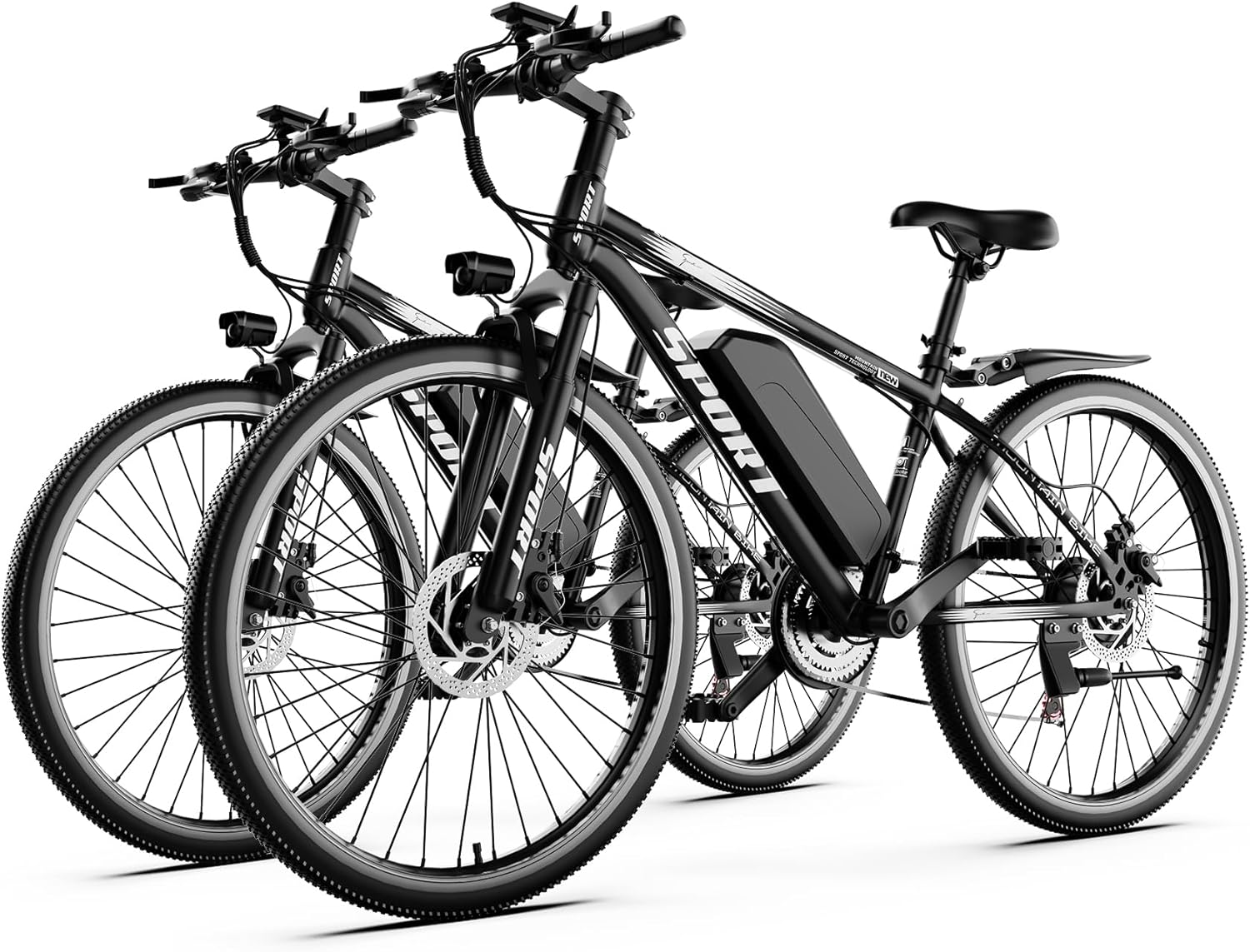 Electric Mountain Bike for Adults, 26-Inch Electric Bicycle, Long-Range Commuter E-Bike with Removable Power System and Multi-Speed Gearing