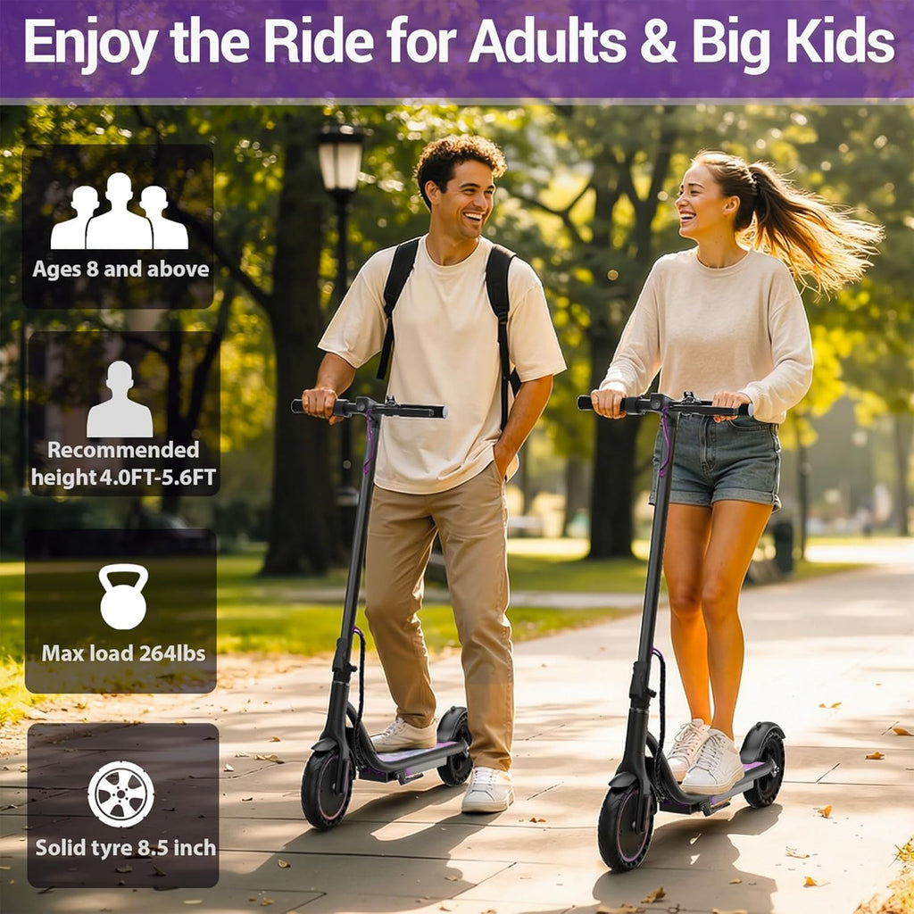 Electric Scooter for Adults, Folding E Scooter with 350W/500W Motor 16/24 Mph Top Speed