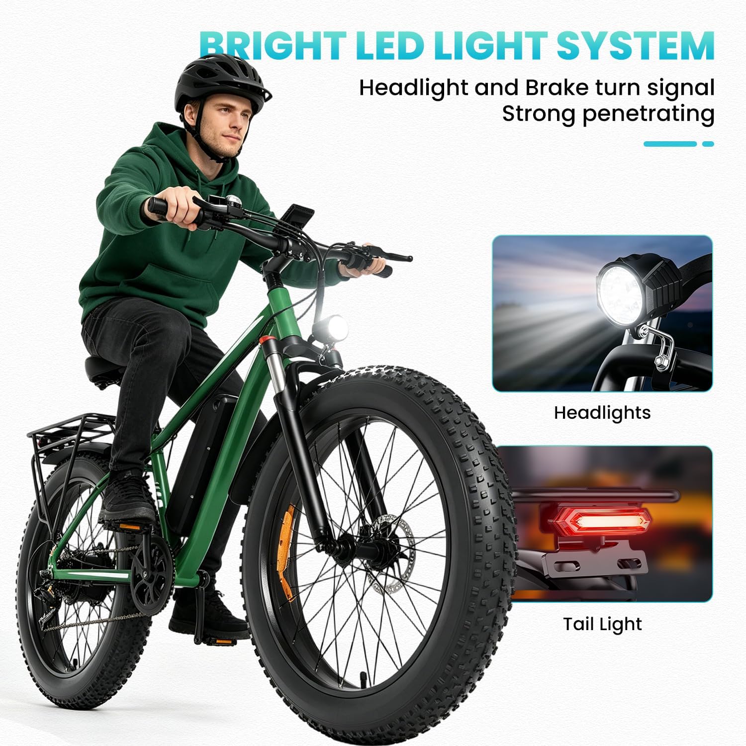 26-Inch Fat Tire Electric Bike for Adults, All-Terrain E-Bike with Long-Range Design and Comfortable Riding Experience