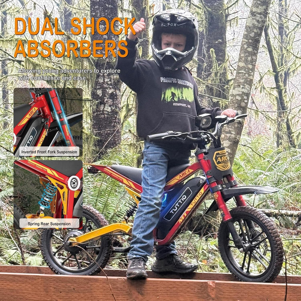 750W Electric Dirt Bike for Kids Ages 5–8 – 22 MPH Mini Electric Motorcycle, Up to 25 Miles Range, 5-Speed Modes