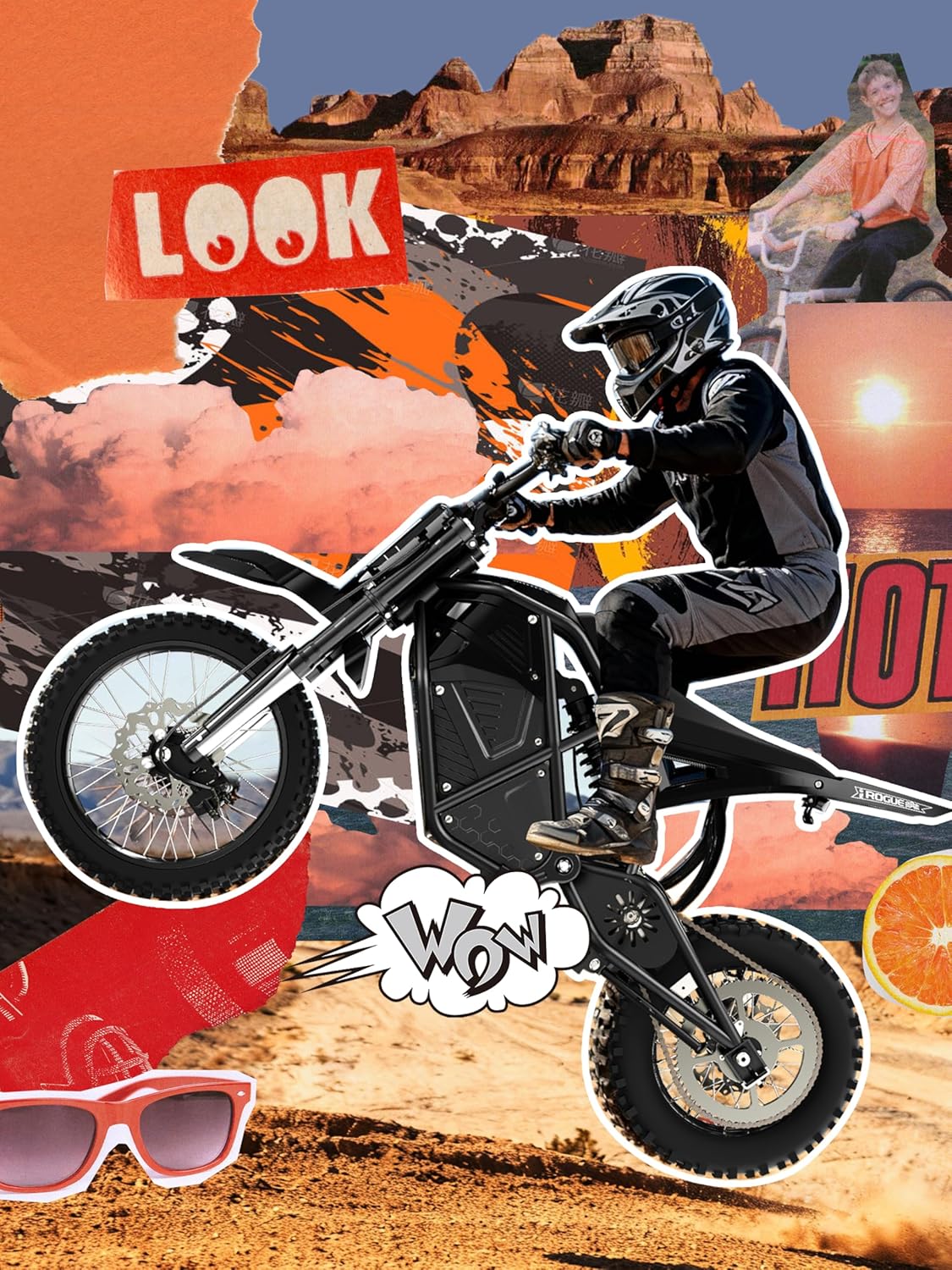 3500W Peak Electric Dirt Bike for Teens & Adults – Mid-Drive Motor, 38 MPH Top Speed, Dual Hydraulic Suspension & Up to 53-Mile Range