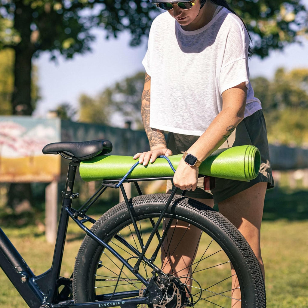 27-Inch Electric Hybrid Bike for Adults with Hub Motor – Blue